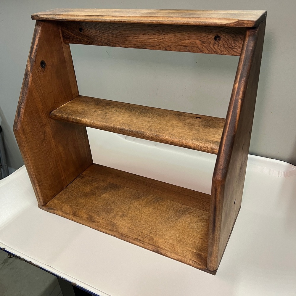 Handmade Wooden Shelf Riser Counter Table Top or Hanging